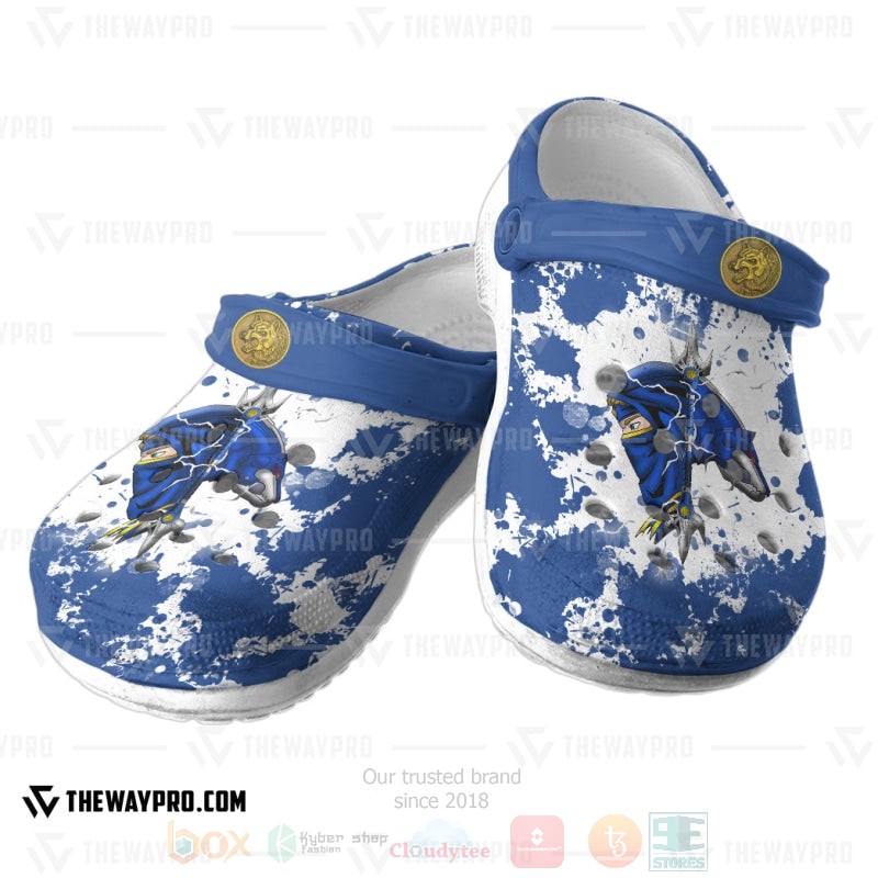TOP Mighty Morphin Ninjetti Blue Wolf Ranger Crocs Shoes 2