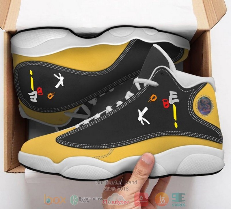 HOT NBA Kobe Los Angeles Lakers Team Air Jordan 13 sneakers 3