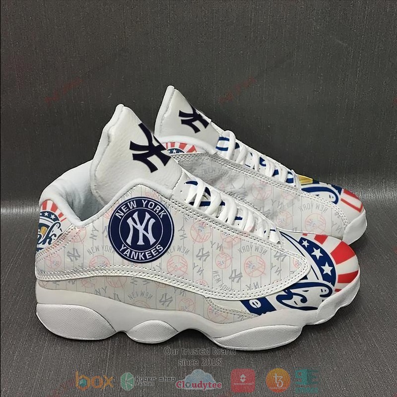 HOT New York Yankees Football MLB logo Air Jordan 13 sneakers 3