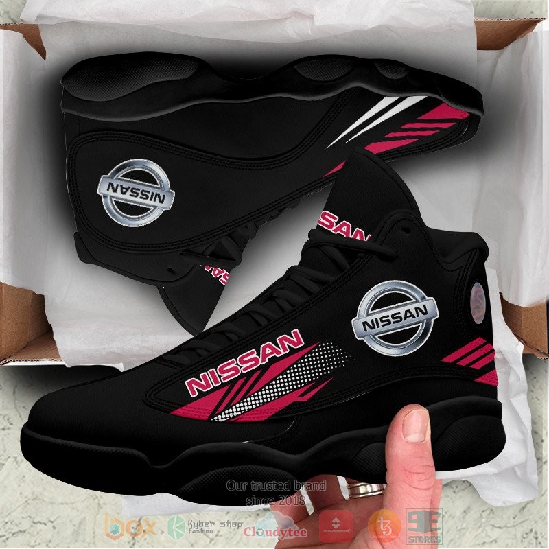 HOT Nissan black Air Jordan 13 sneakers 14