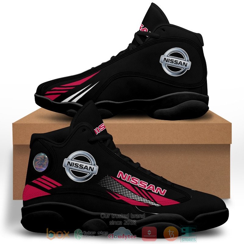 HOT Nissan black Air Jordan 13 sneakers 15