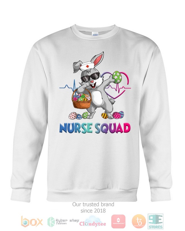 HOT Nurse Squad Bunny Dabbing hoodie, shirt 17