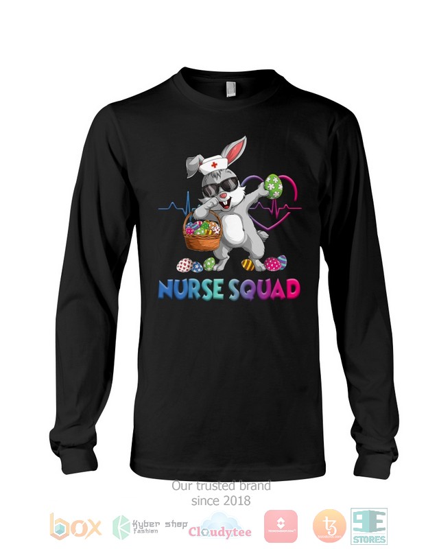 HOT Nurse Squad Bunny Dabbing hoodie, shirt 26