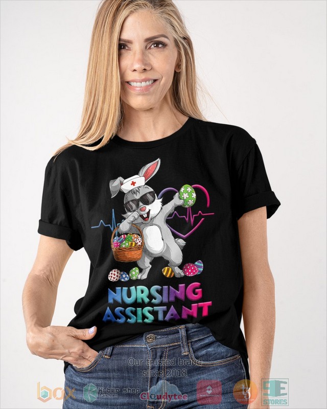 HOT Nursing Assistant Bunny Dabbing hoodie, shirt 8