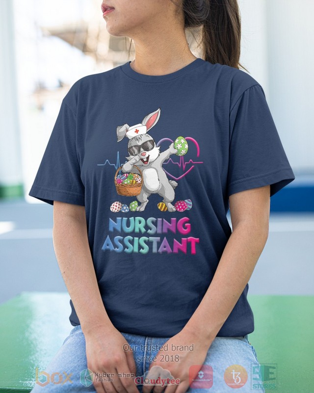 HOT Nursing Assistant Bunny Dabbing hoodie, shirt 12