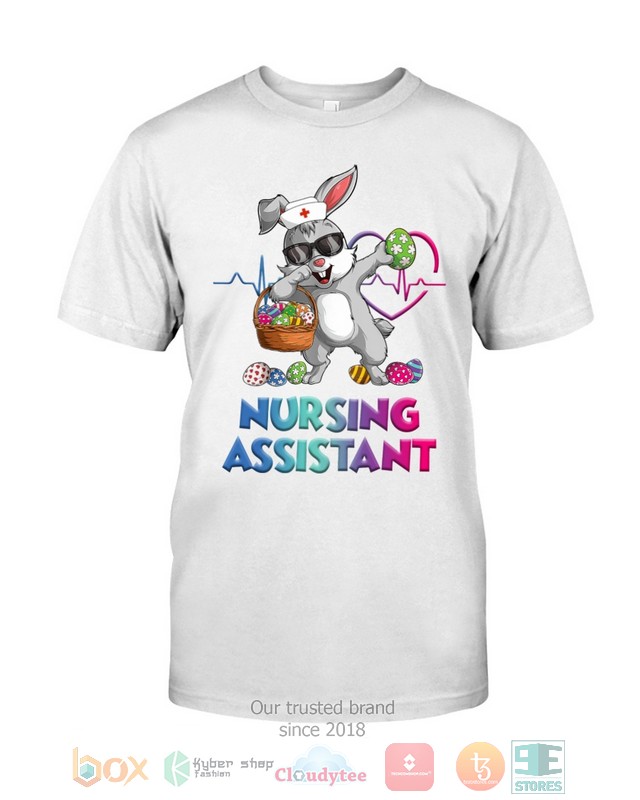 HOT Nursing Assistant Bunny Dabbing hoodie, shirt 40