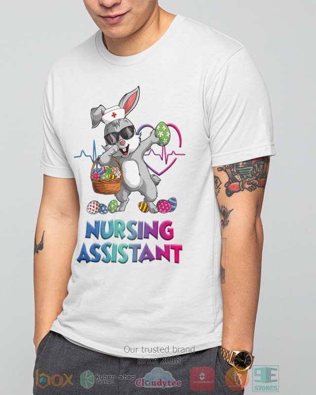 HOT Nursing Assistant Bunny Dabbing hoodie, shirt 42