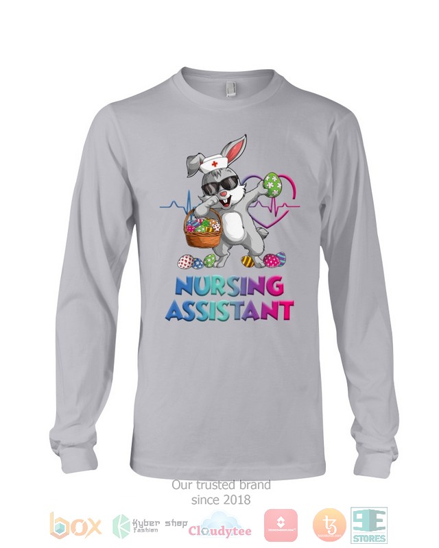 HOT Nursing Assistant Bunny Dabbing hoodie, shirt 50