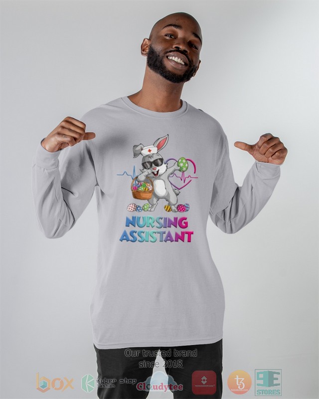 HOT Nursing Assistant Bunny Dabbing hoodie, shirt 52