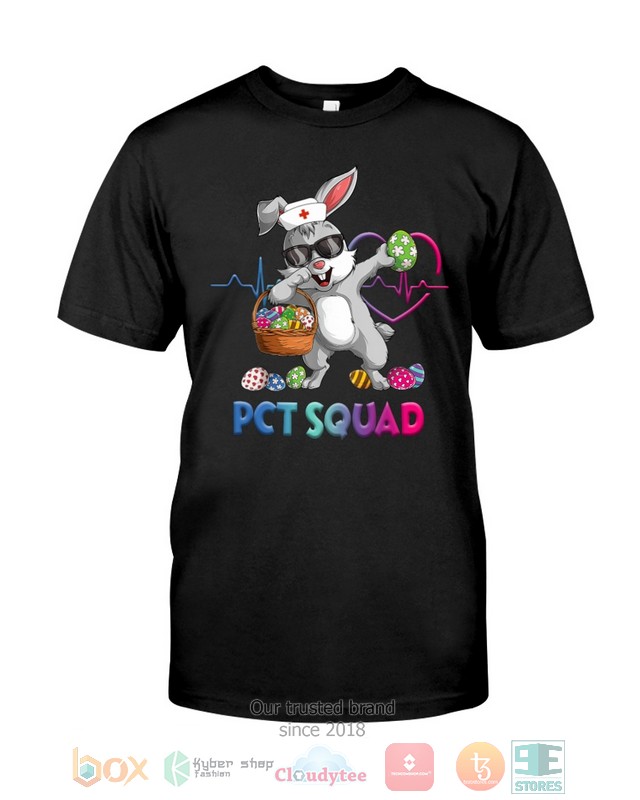 HOT Patient Care Technician PCT Squad Bunny Dabbing hoodie, shirt 7