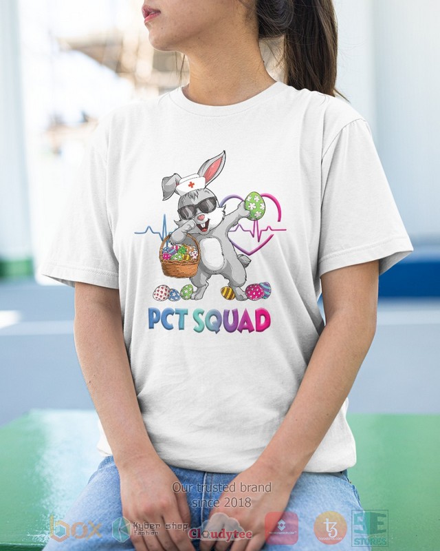 HOT Patient Care Technician PCT Squad Bunny Dabbing hoodie, shirt 43