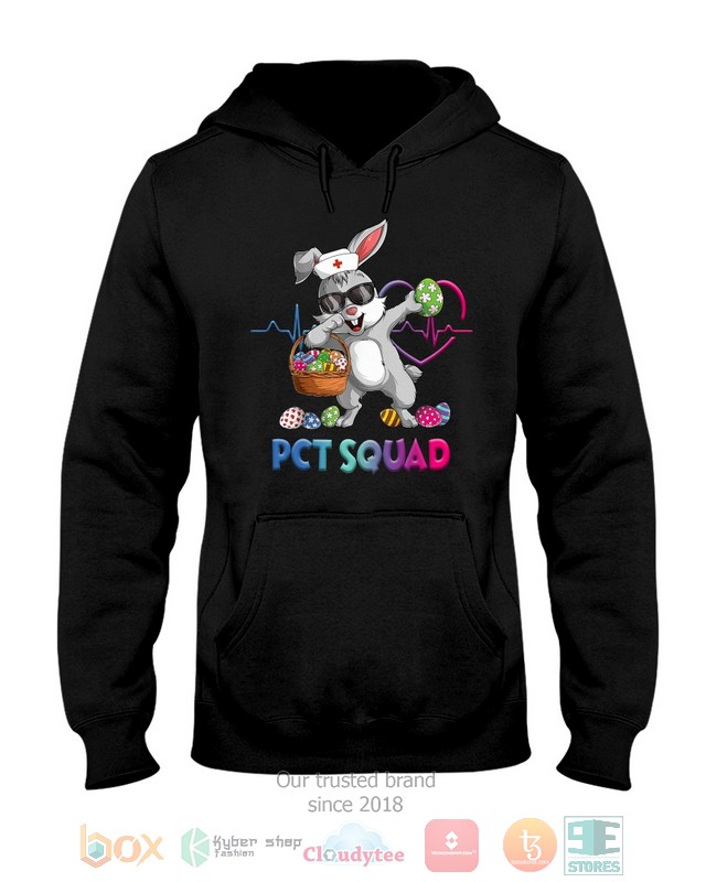 HOT Patient Care Technician PCT Squad Bunny Dabbing hoodie, shirt 47