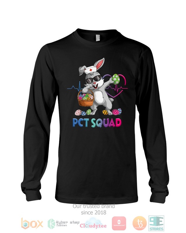HOT Patient Care Technician PCT Squad Bunny Dabbing hoodie, shirt 53