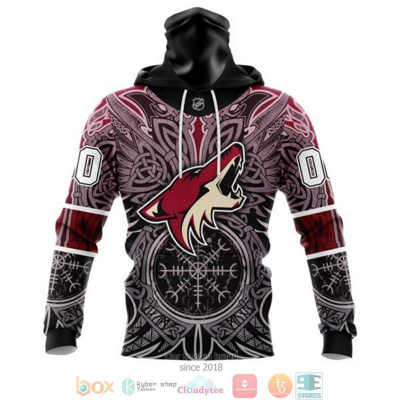 HOT Arizona Coyotes NHL Norse Viking Symbols custom Personalized 3D shirt, hoodie 4