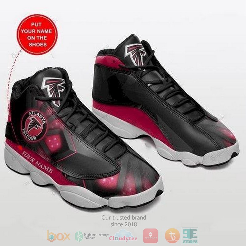 HOT Personalized Atlanta Falcons NFL logo custom Air Jordan 13 sneakers 2