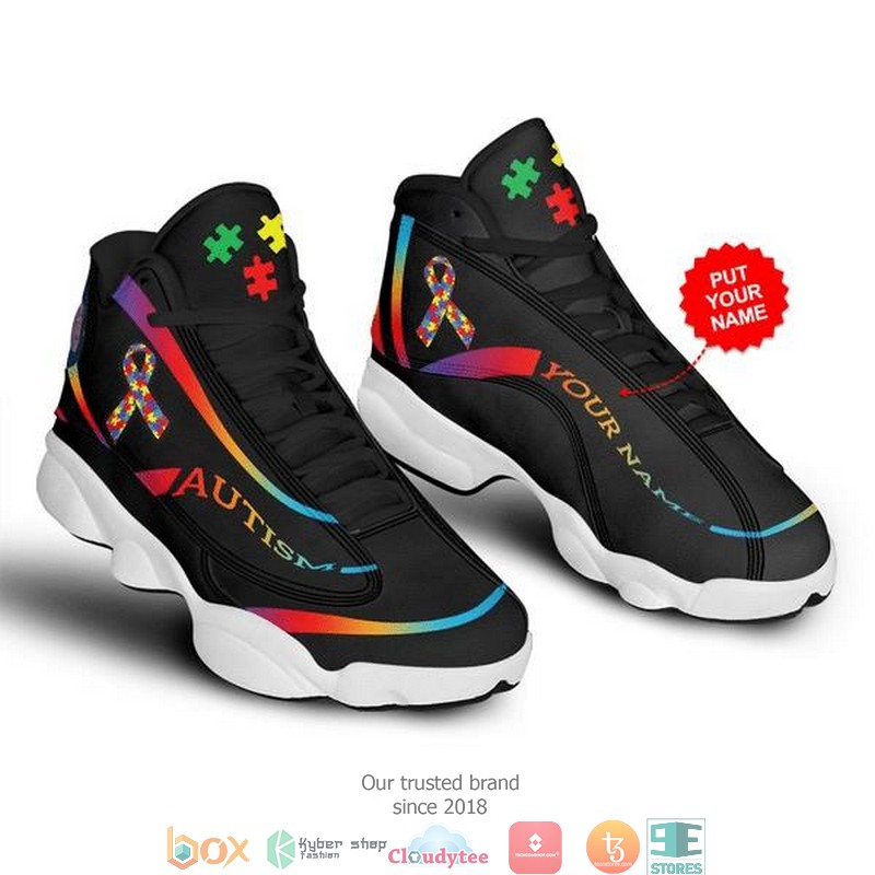 BEST Autism Awareness Personalized Air Jordan 13 Sneaker 6