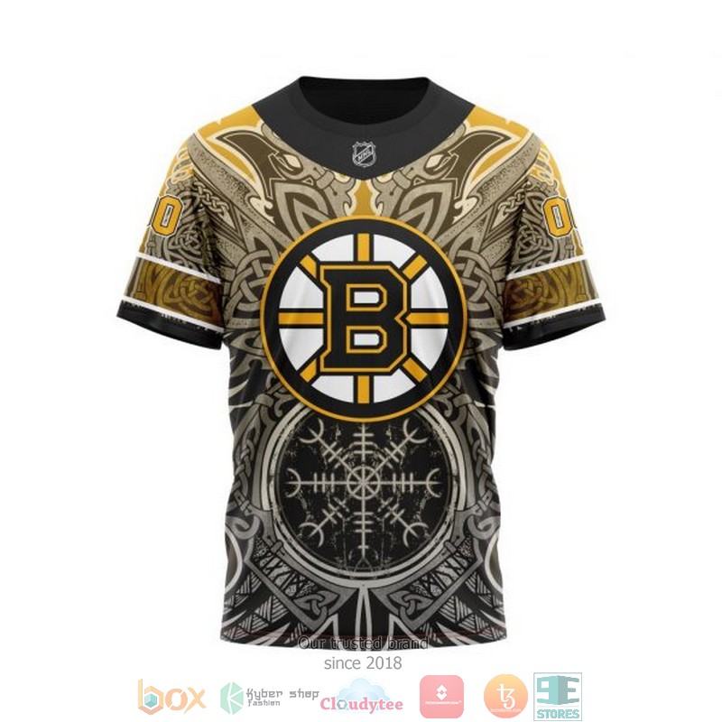 HOT Boston Bruins NHL Norse Viking Symbols custom Personalized 3D shirt, hoodie 8