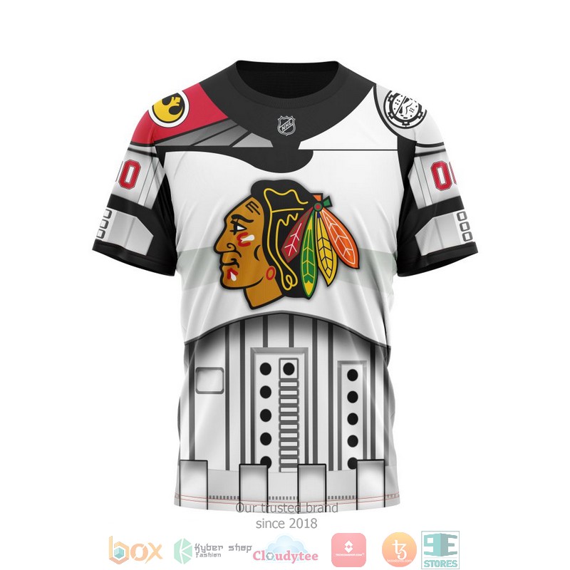 HOT Chicago BlackHawks NHL Star Wars custom Personalized 3D shirt, hoodie 8