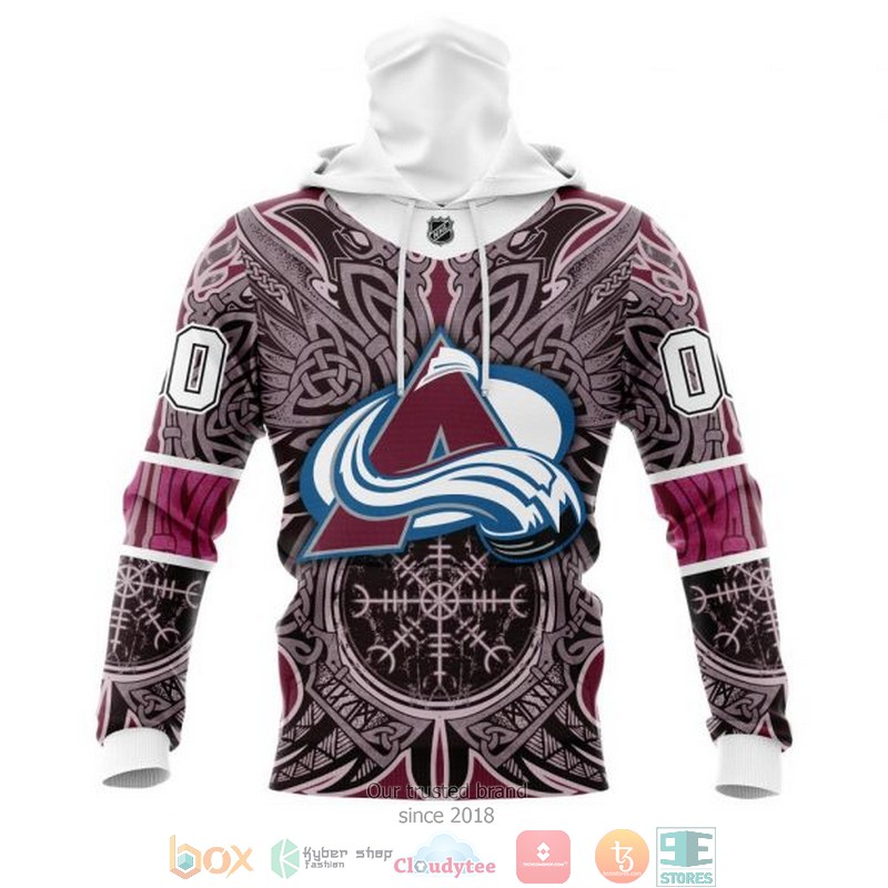 HOT Colorado Avalanche NHL Norse Viking Symbols custom Personalized 3D shirt, hoodie 12
