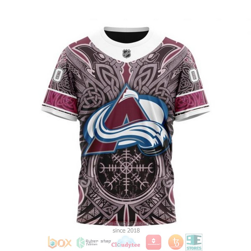 HOT Colorado Avalanche NHL Norse Viking Symbols custom Personalized 3D shirt, hoodie 16