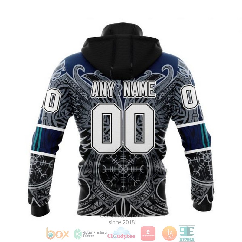 HOT Columbus Blue Jackets NHL Norse Viking Symbols custom Personalized 3D shirt, hoodie 5
