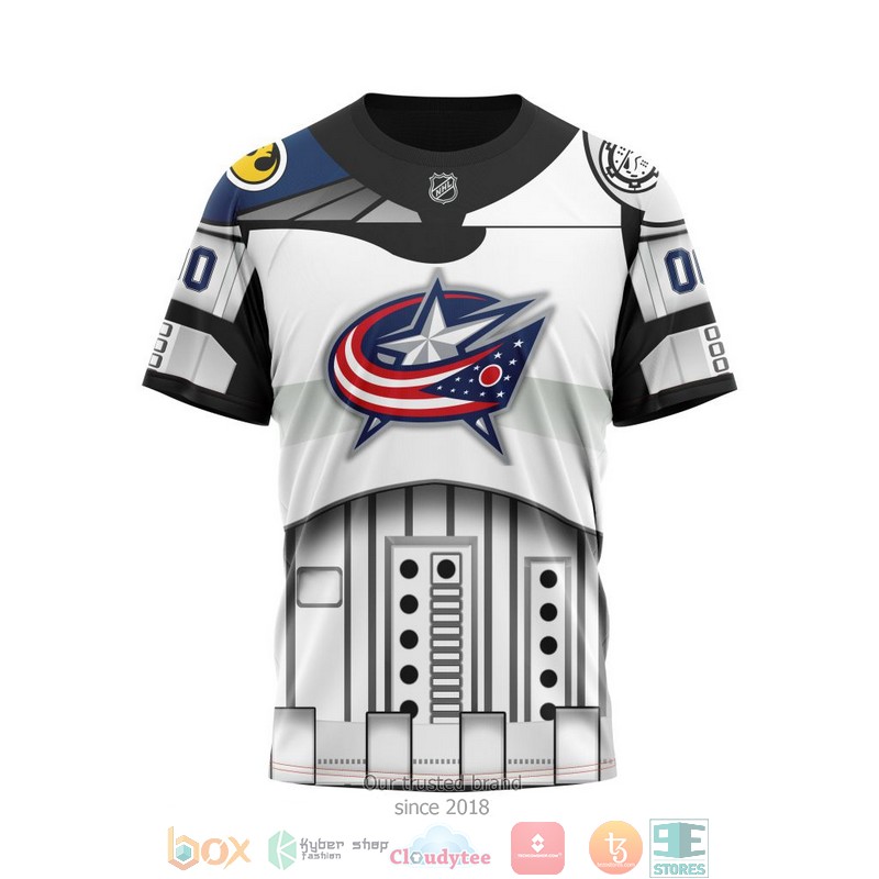 HOT Columbus Blue Jackets NHL Star Wars custom Personalized 3D shirt, hoodie 16