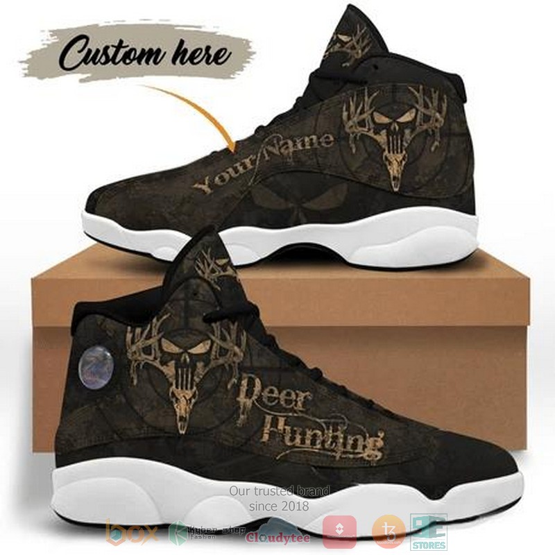 HOT Personalized Deer Hunting custom Air Jordan 13 sneakers 2
