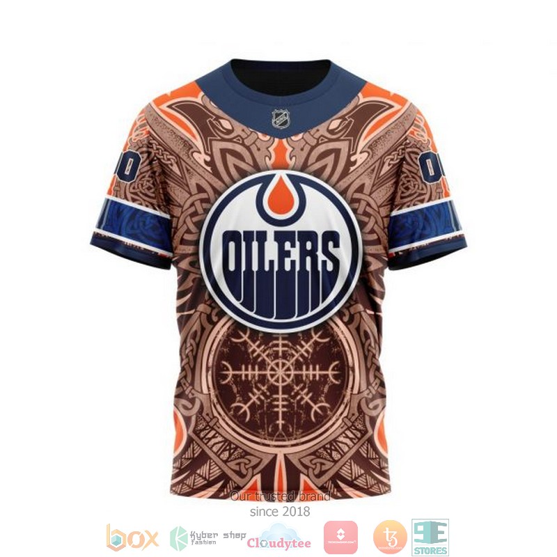 HOT Edmonton Oilers NHL Norse Viking Symbols custom Personalized 3D shirt, hoodie 16