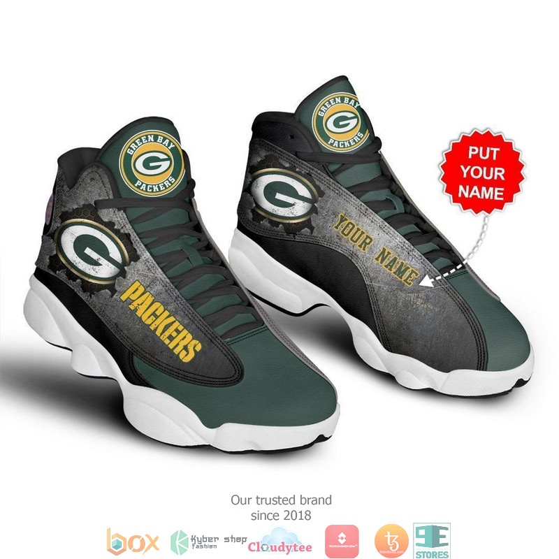 BEST Green Bay Packers NFL Football Personalized Air Jordan 13 Sneaker 6