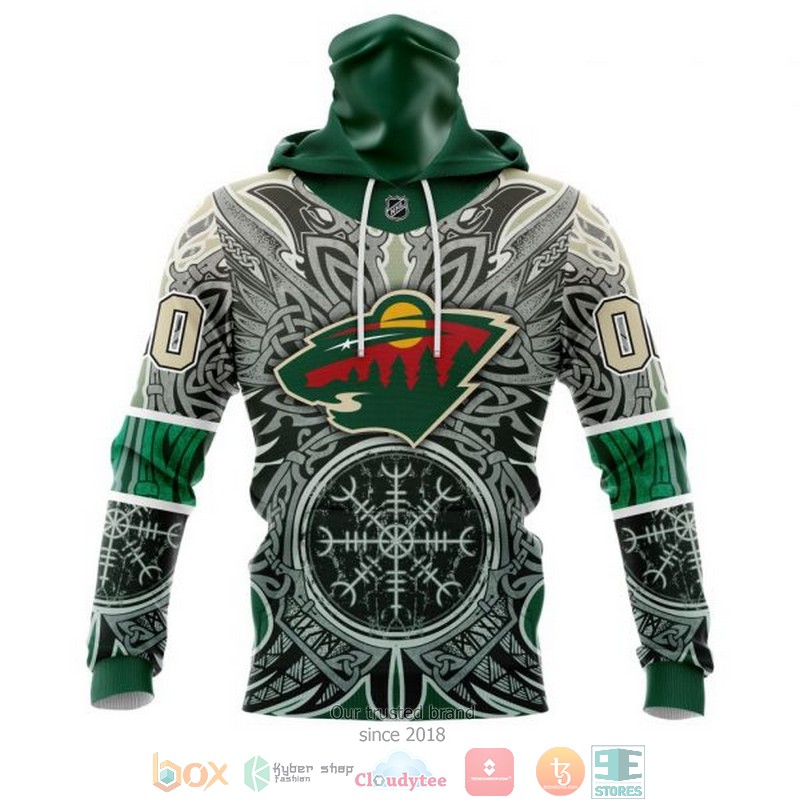 HOT Minnesota Wild NHL Norse Viking Symbols custom Personalized 3D shirt, hoodie 12