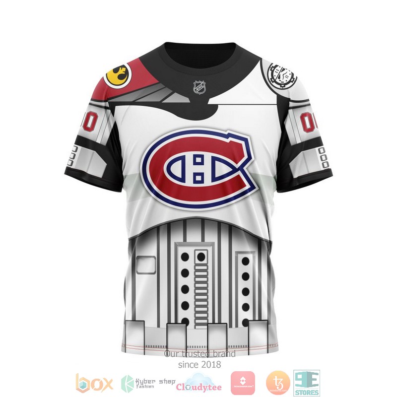 HOT Montreal Canadiens NHL Star Wars custom Personalized 3D shirt, hoodie 8