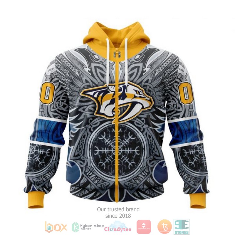 HOT Nashville Predators NHL Norse Viking Symbols custom Personalized 3D shirt, hoodie 10