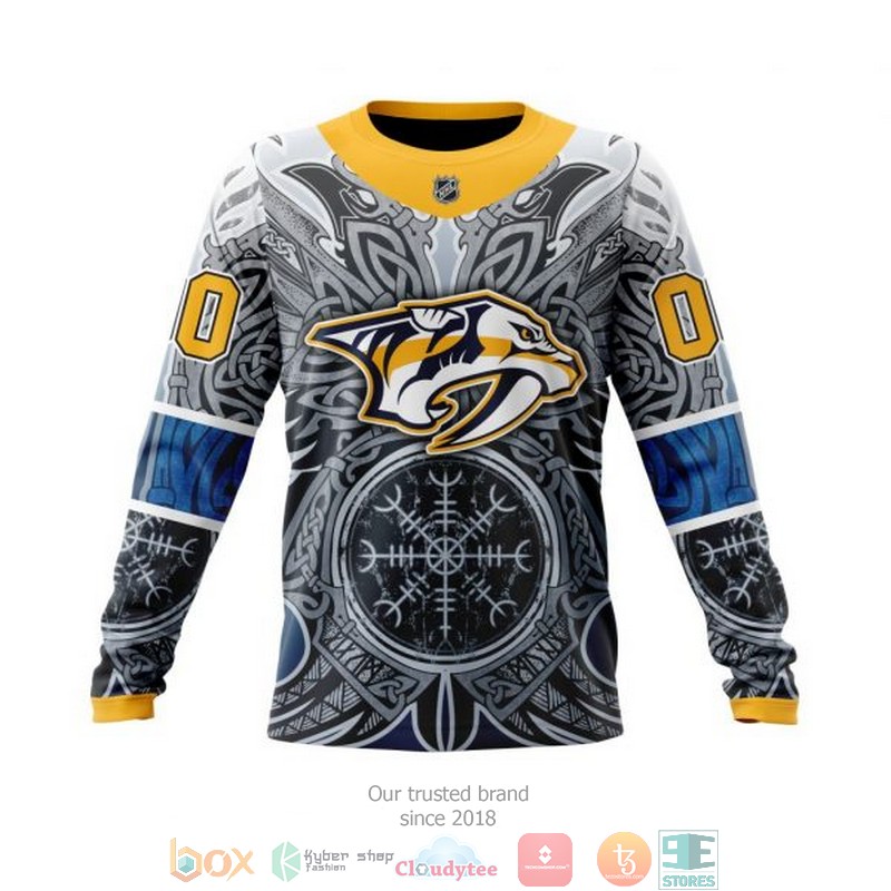 HOT Nashville Predators NHL Norse Viking Symbols custom Personalized 3D shirt, hoodie 6