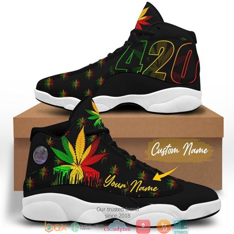 BEST Native Weed Personalized Air Jordan 13 Sneaker 6
