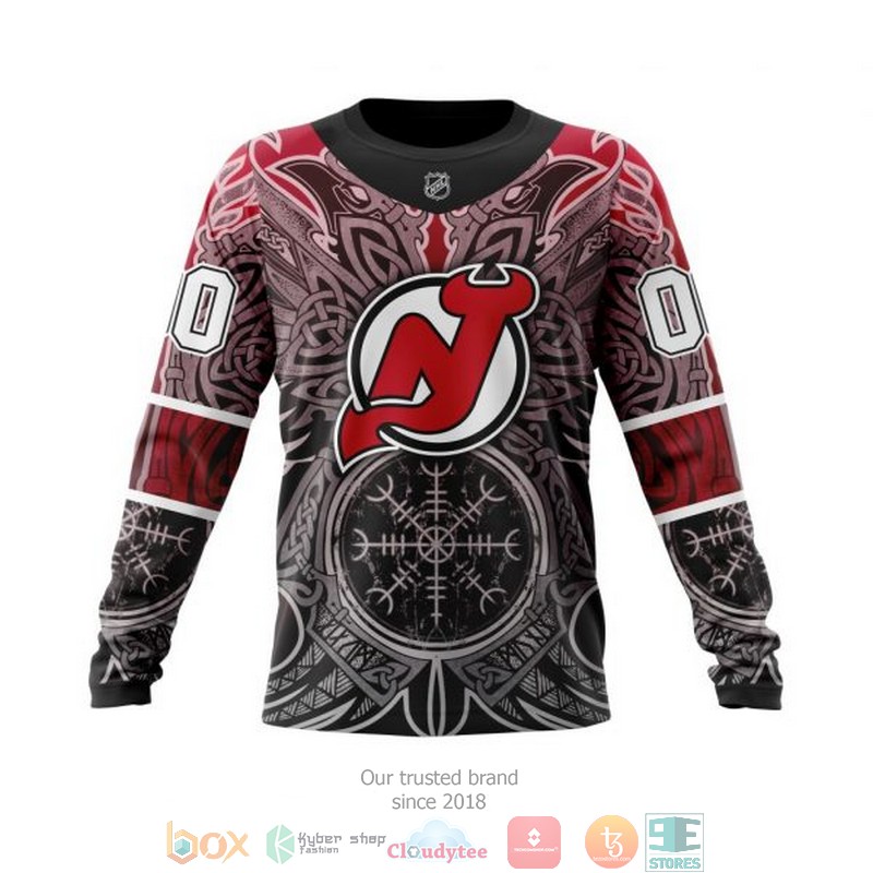 HOT New Jersey Devils NHL Norse Viking Symbols custom Personalized 3D shirt, hoodie 6