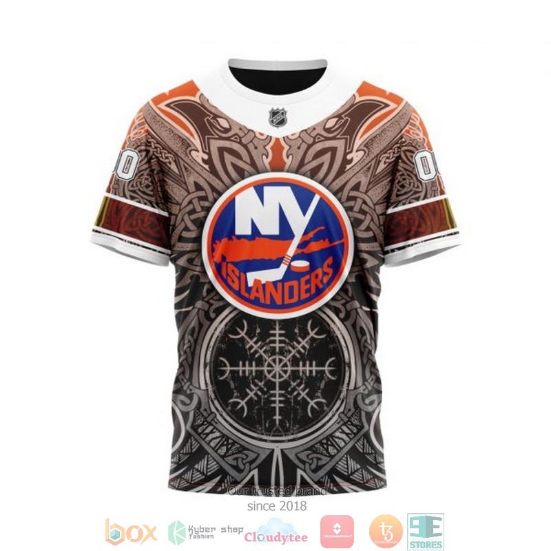 HOT New York Islanders NHL Norse Viking Symbols custom Personalized 3D shirt, hoodie 8