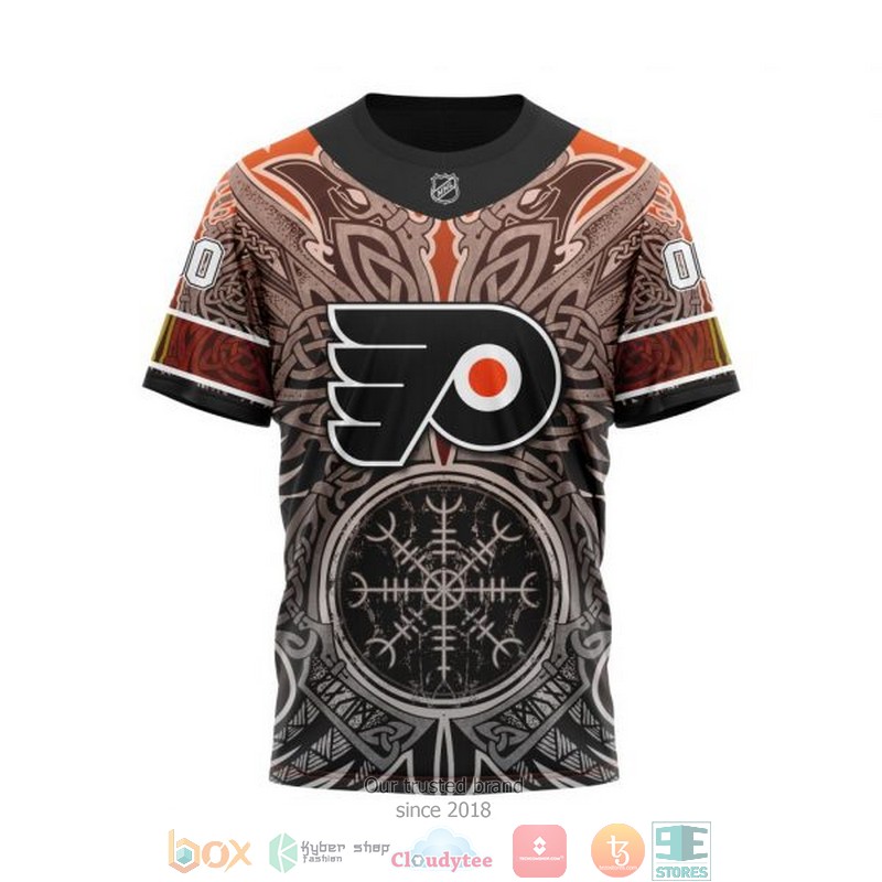 HOT Philadelphia Flyers NHL Norse Viking Symbols custom Personalized 3D shirt, hoodie 8