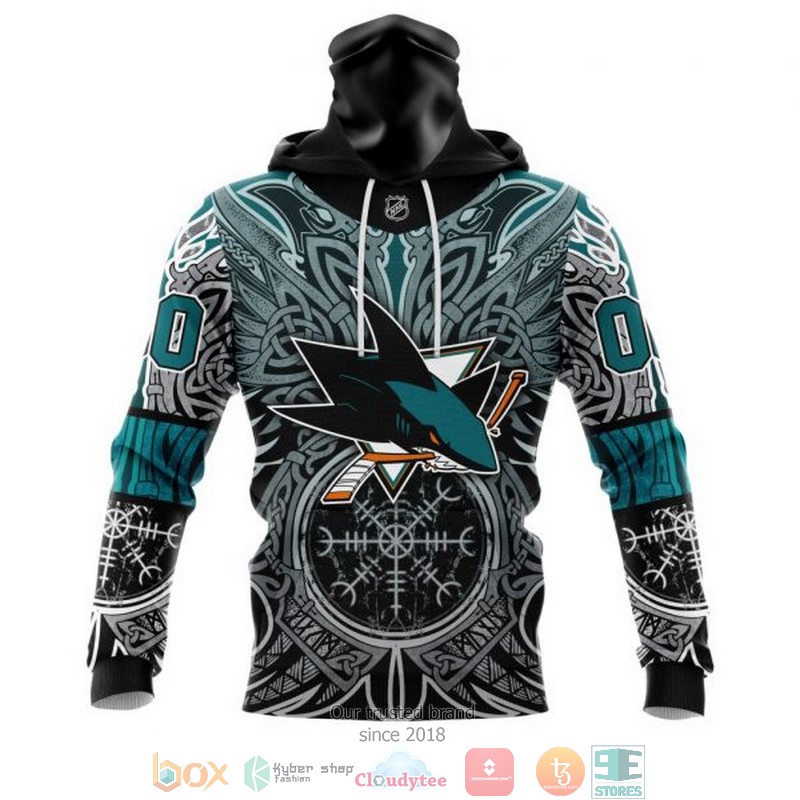 HOT San Jose Sharks NHL Norse Viking Symbols custom Personalized 3D shirt, hoodie 4