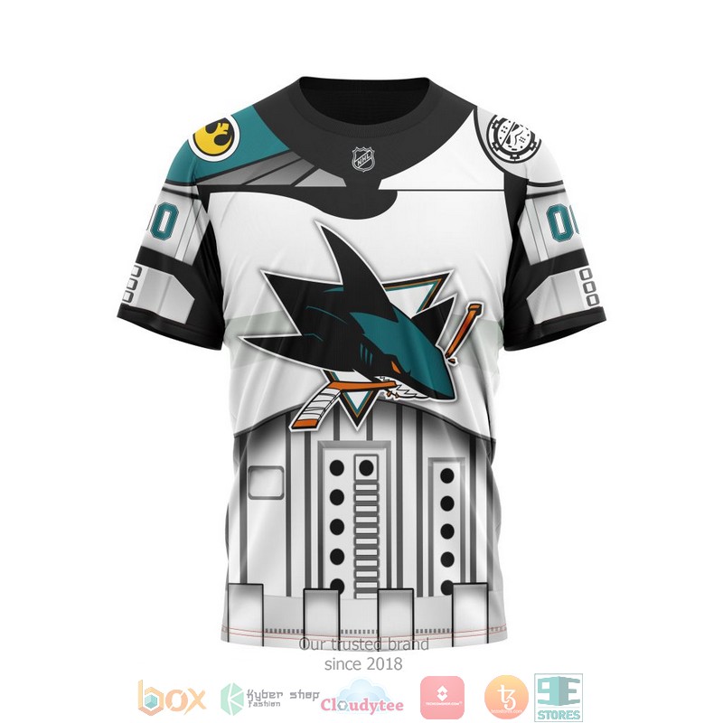 HOT San Jose Sharks NHL Star Wars custom Personalized 3D shirt, hoodie 8