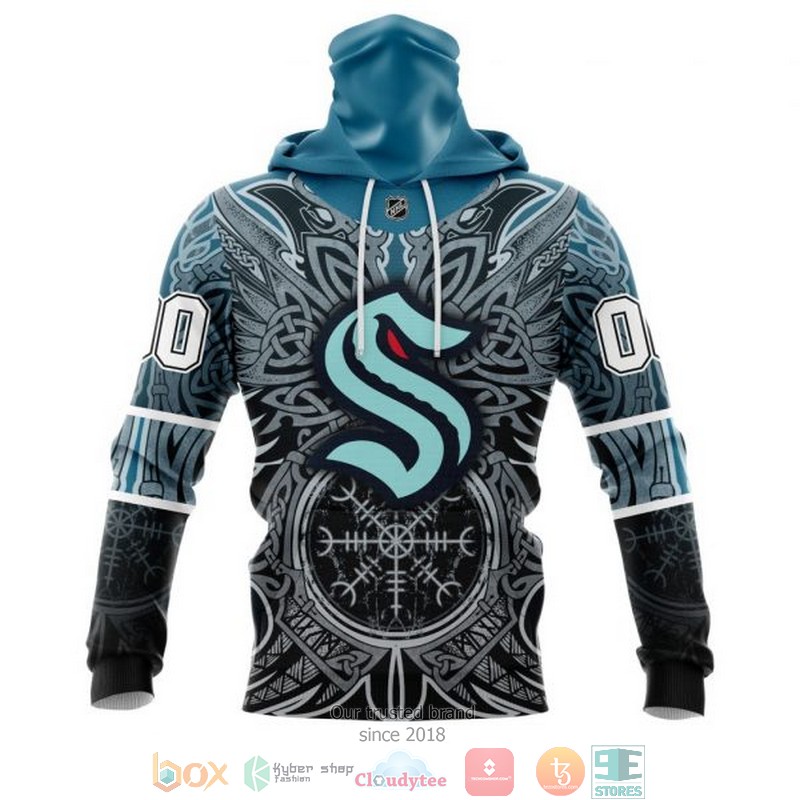 HOT Seattle Kraken NHL Norse Viking Symbols custom Personalized 3D shirt, hoodie 4