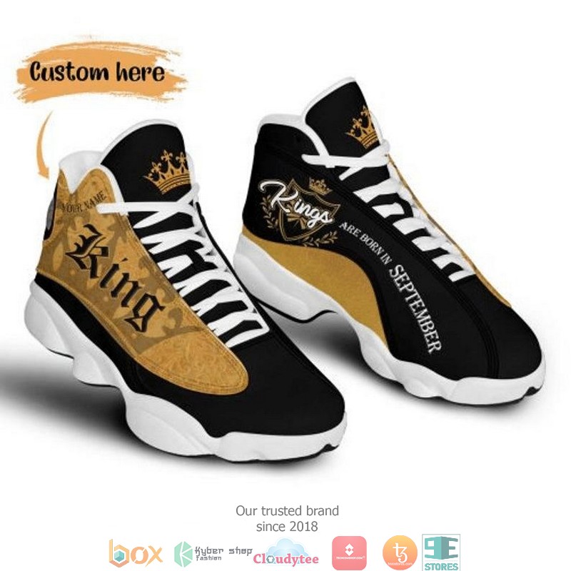 BEST September King The King Of For Men Personalized Air Jordan 13 Sneaker 6