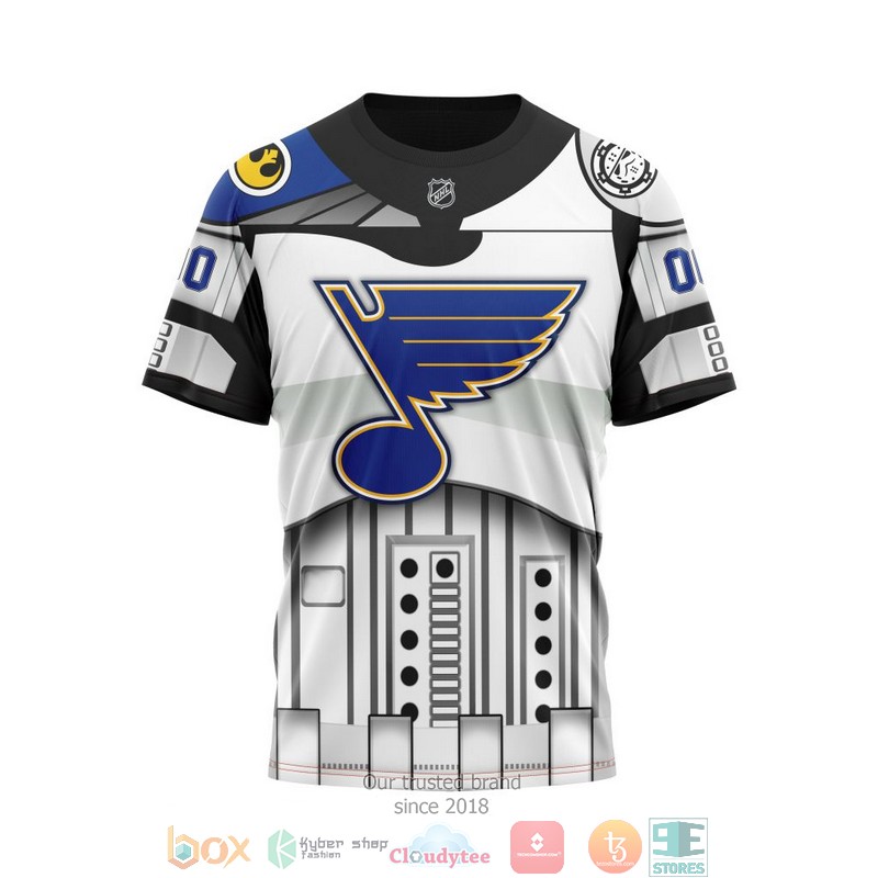HOT St. Louis Blues NHL Star Wars custom Personalized 3D shirt, hoodie 8