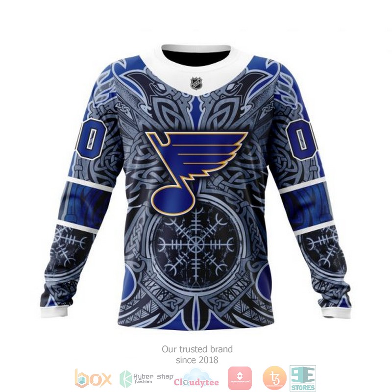 HOT St Louis Blues NHL Norse Viking Symbols custom Personalized 3D shirt, hoodie 14