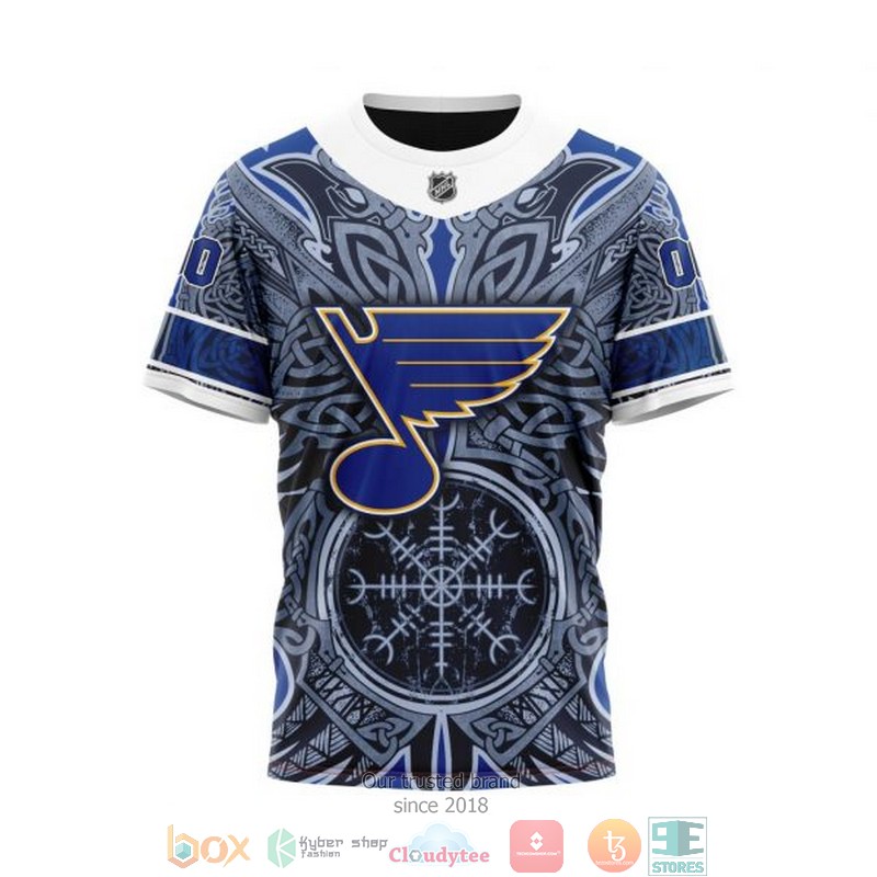 HOT St Louis Blues NHL Norse Viking Symbols custom Personalized 3D shirt, hoodie 8