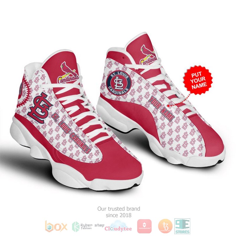 HOT Personalized St Louis Cardinals MLB Baseball custom Air Jordan 13 sneakers 2