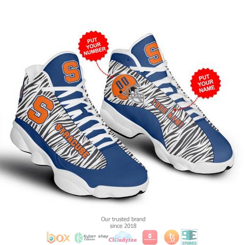 BEST Syracuse Orange men's basketball NBA Personalized Air Jordan 13 Sneaker 1