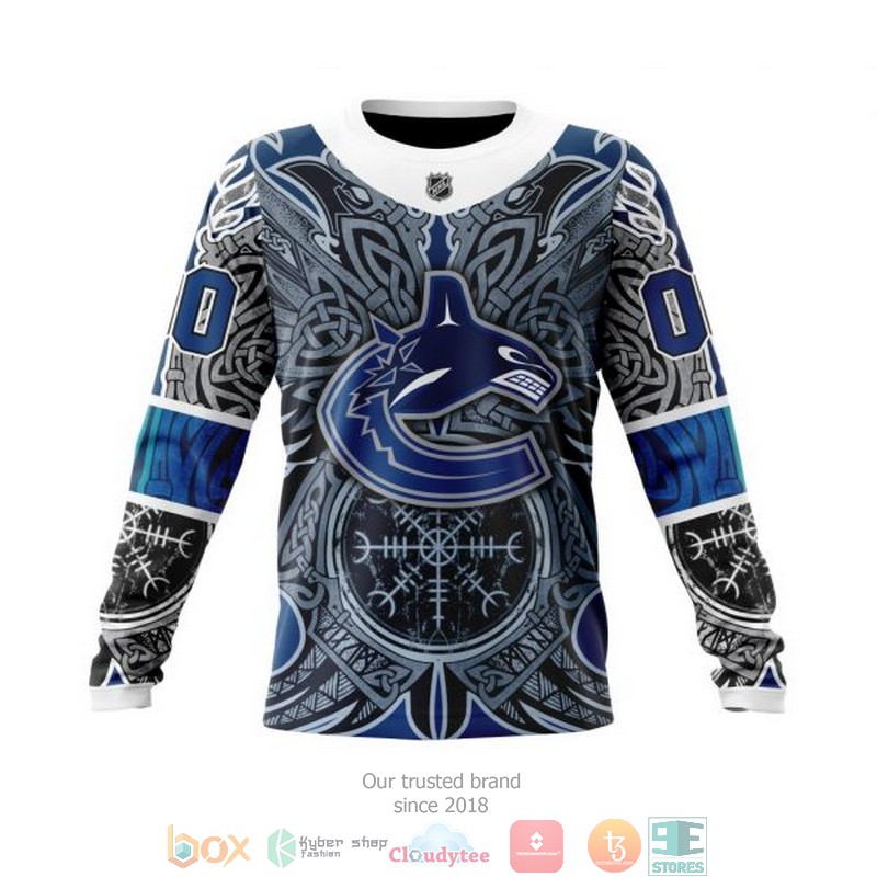 HOT Vancouver Canucks NHL Norse Viking Symbols custom Personalized 3D shirt, hoodie 14
