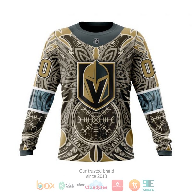 HOT Vegas Golden Knights NHL Norse Viking Symbols custom Personalized 3D shirt, hoodie 6