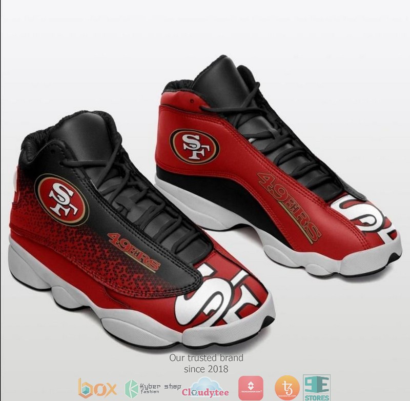 BEST San Francisco 49ers NFL Football Team 22 Air Jordan 13 Sneaker 2