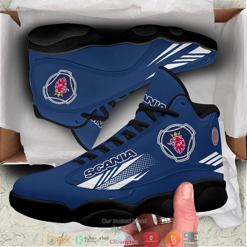 BEST Scania Blue Air Jordan 13 Sneaker - Image 6